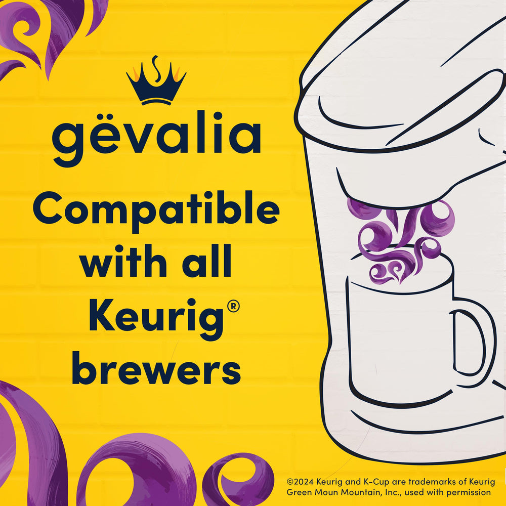 Gevalia mocha latte at home brings café aroma and creamy foam.