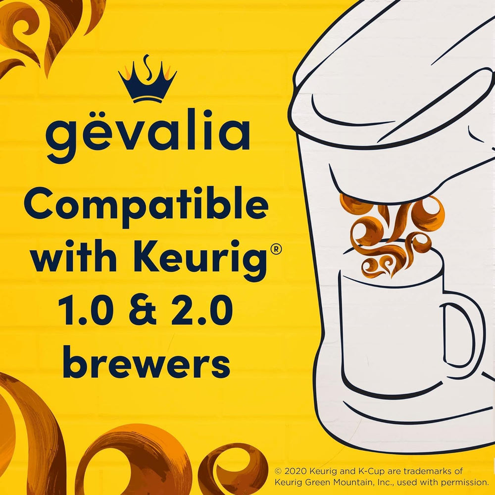 Gevalia morning aroma with caramel and foam