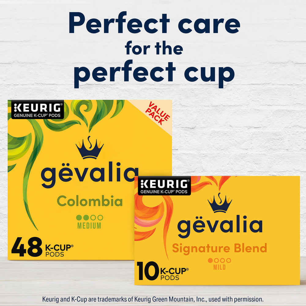 Morning routine with Gevalia Mild Roast for a gentle start.