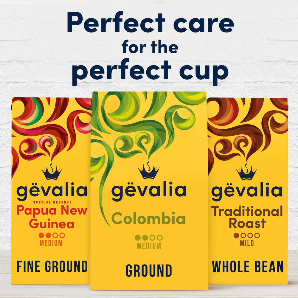 Gevalia Colombian coffee ready to brew in minutes