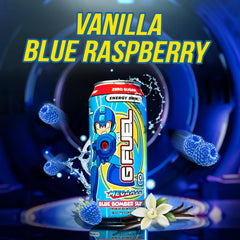 G Fuel Blue Bomber Slushee pour delivers refreshing energy for study.