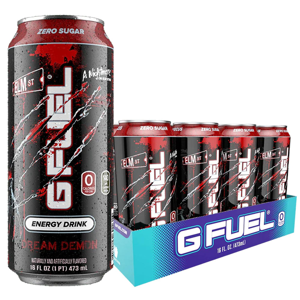 G Fuel Nightmare fruit punch can for immersive gaming energy