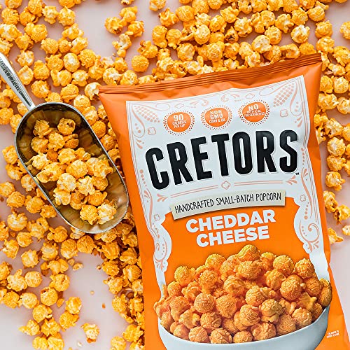 G.H. Cretors Just the Cheese Corn packaging showing premium quality and heritage.