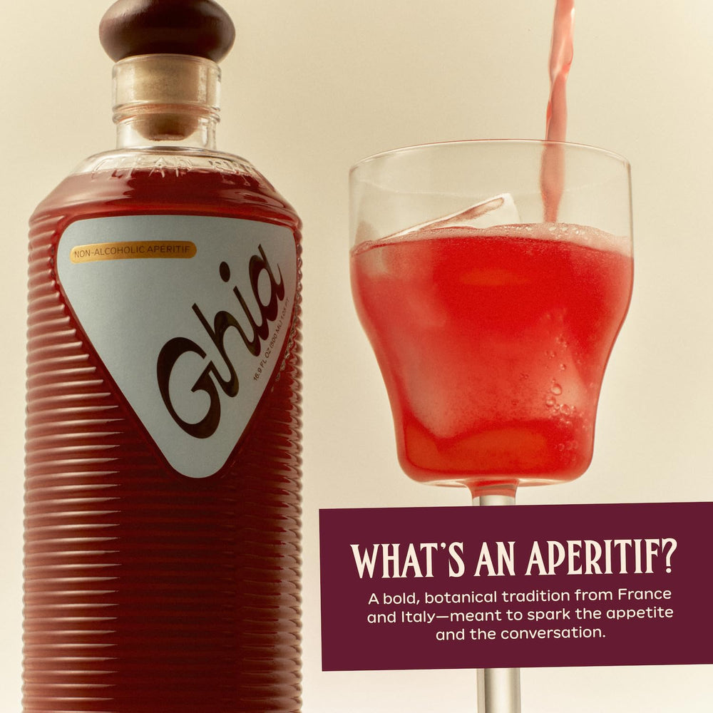 Ghia aperitif rosemary herbs hint adds aromatic depth