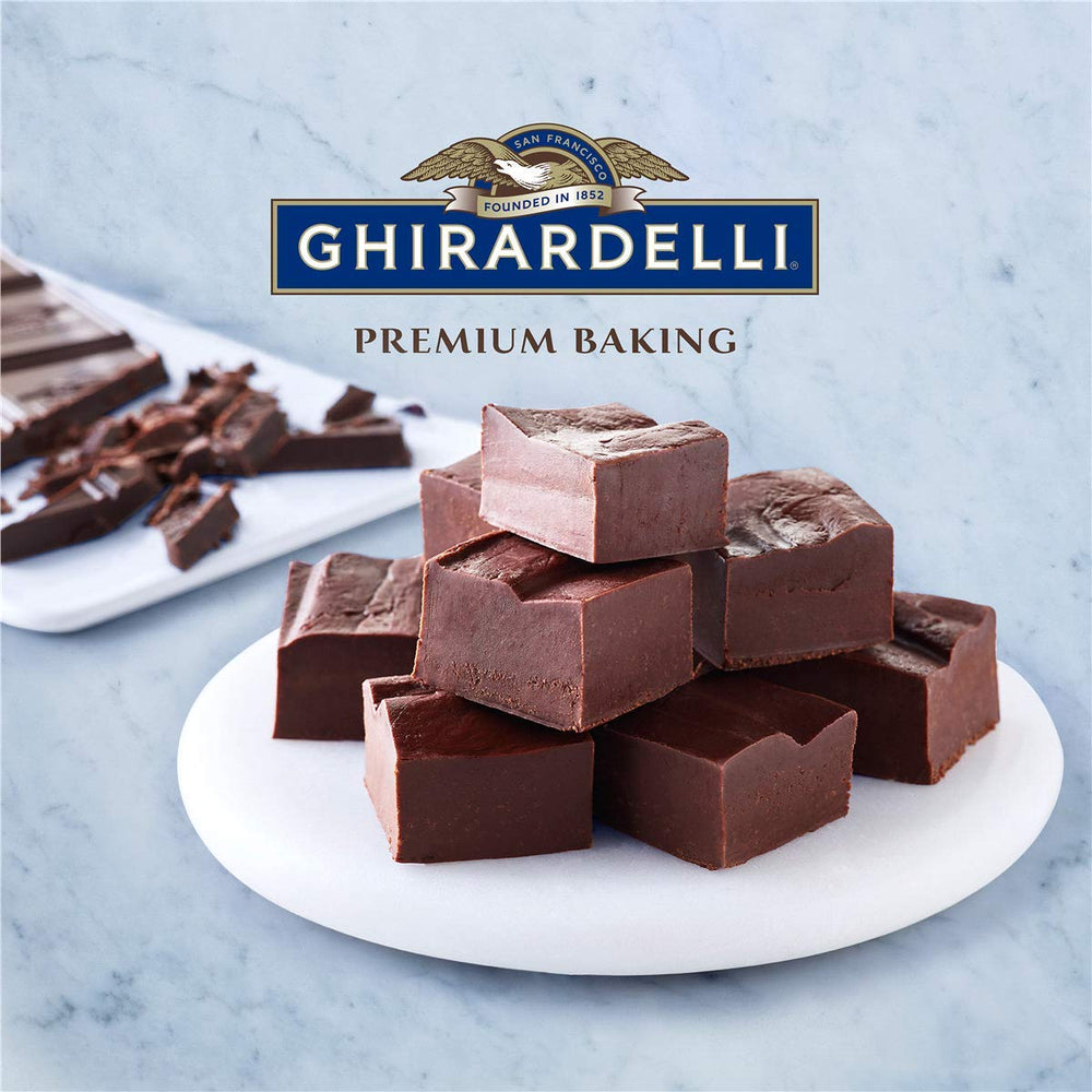Ghirardelli cacao beans close-up signaling premium bean selection