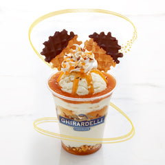 Ghirardelli caramel sauce ice cream topping adds luxurious drizzle for scoops
