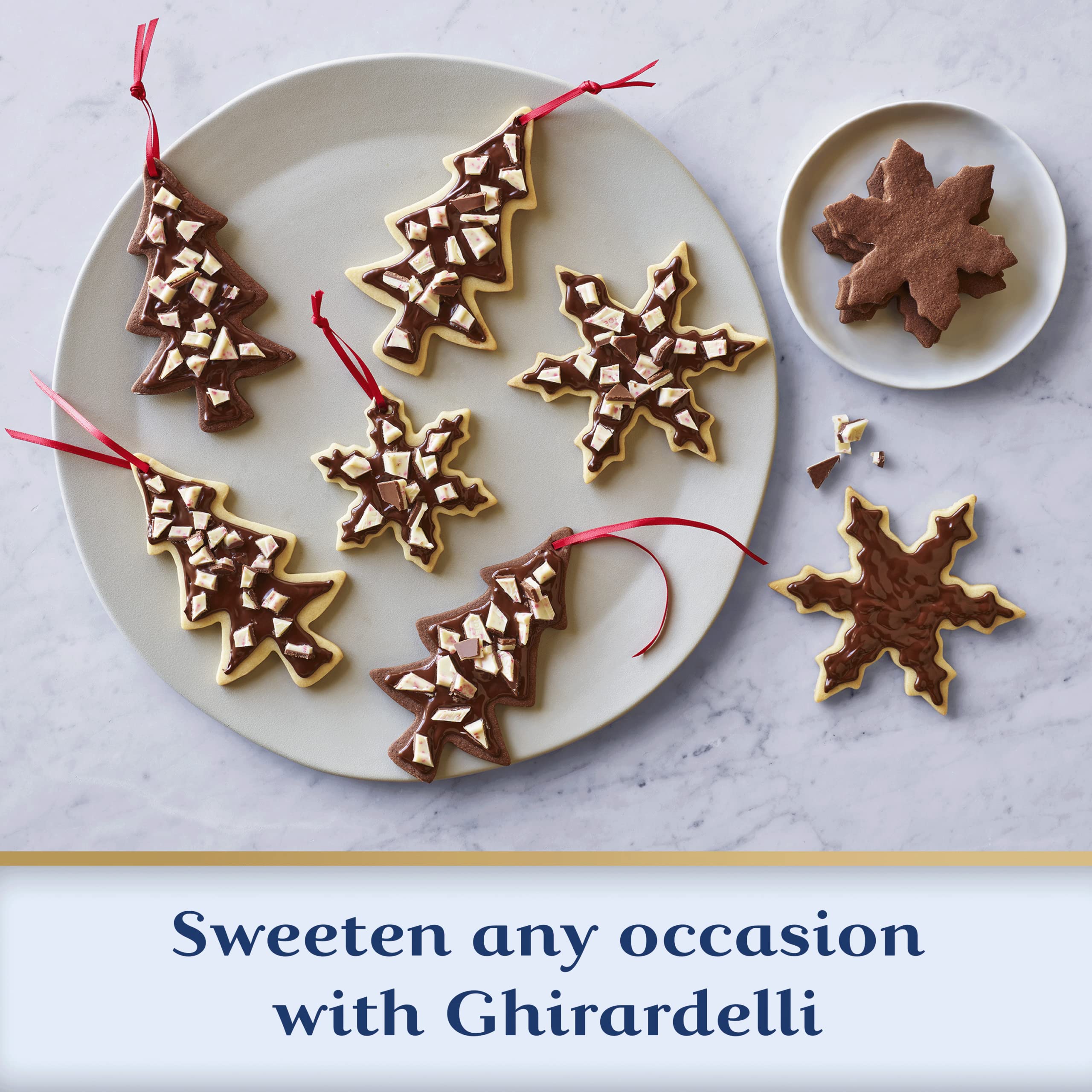 Ghirardelli kosher-certified chocolate bar for versatile baking.