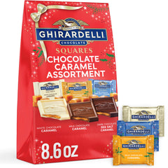 Ghirardelli Chocolate Caramel Squares Valentines packaging ideal for gifting