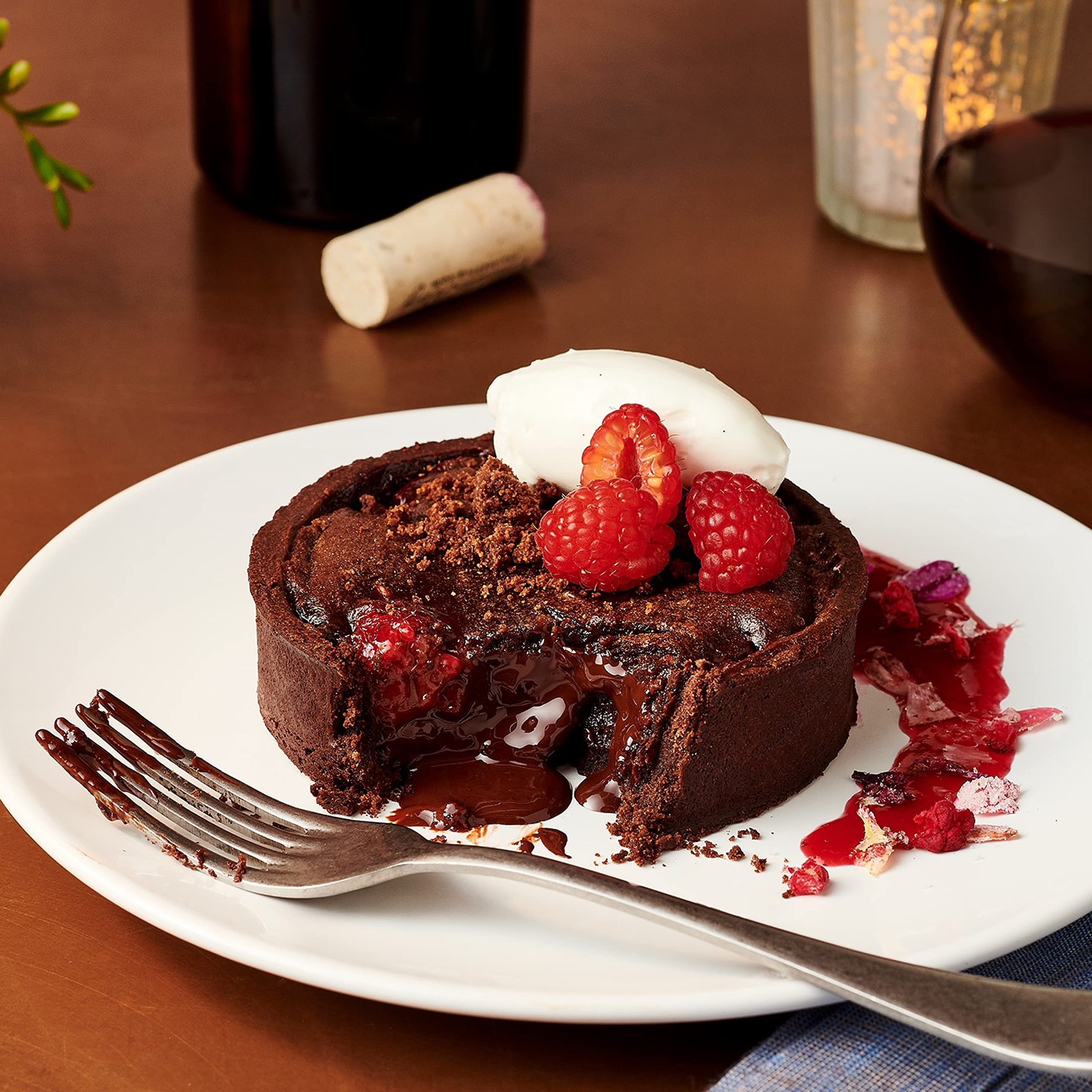 Ghirardelli wafers supporting versatile dessert preparation.