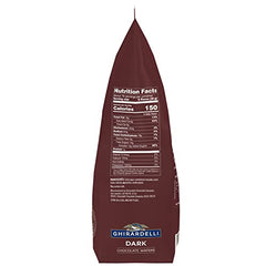 Ghirardelli wafers shown for smooth ganache applications.