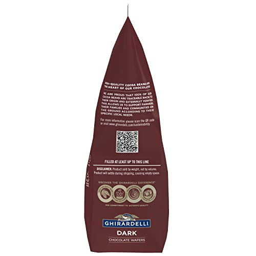 Ghirardelli packaging preserves wafers for convenient use.