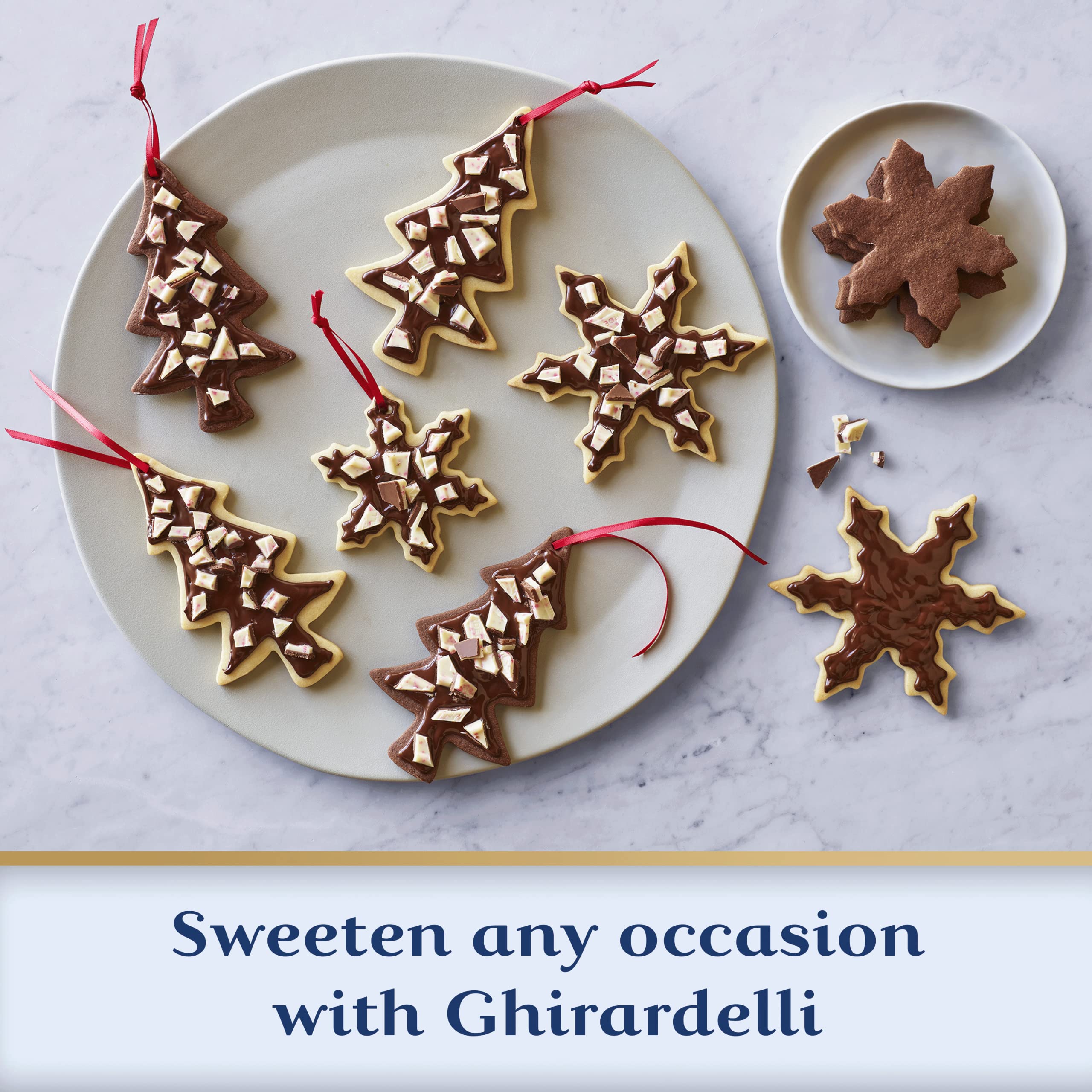 Ghirardelli deep chocolate aroma from roasted cocoa powder.