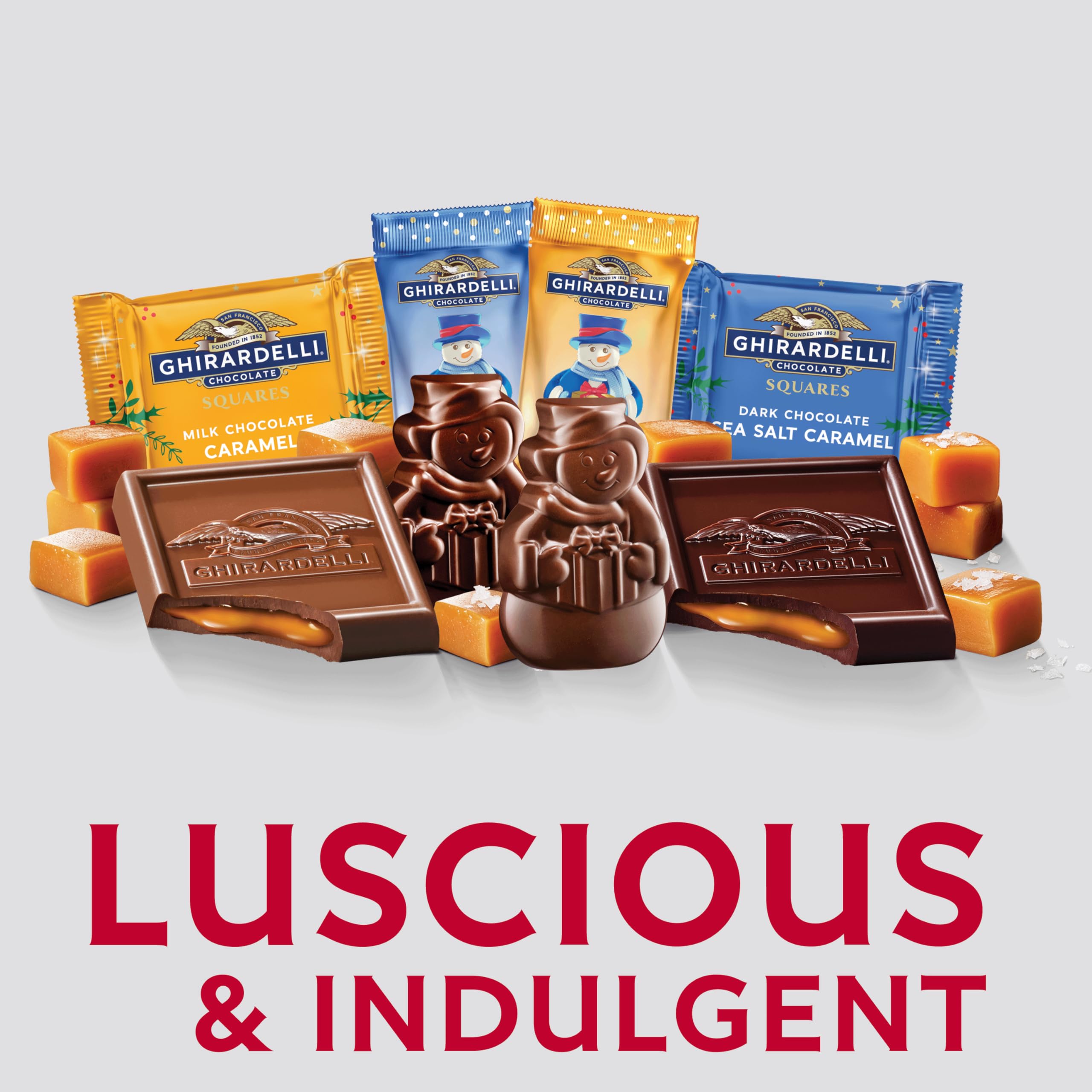 Ghirardelli elegant gift packaging enhances festive gifting presentation