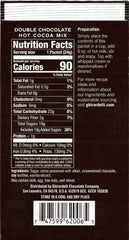 Premium cocoa beans and vanilla in Ghirardelli cocoa for indulgent flavor.