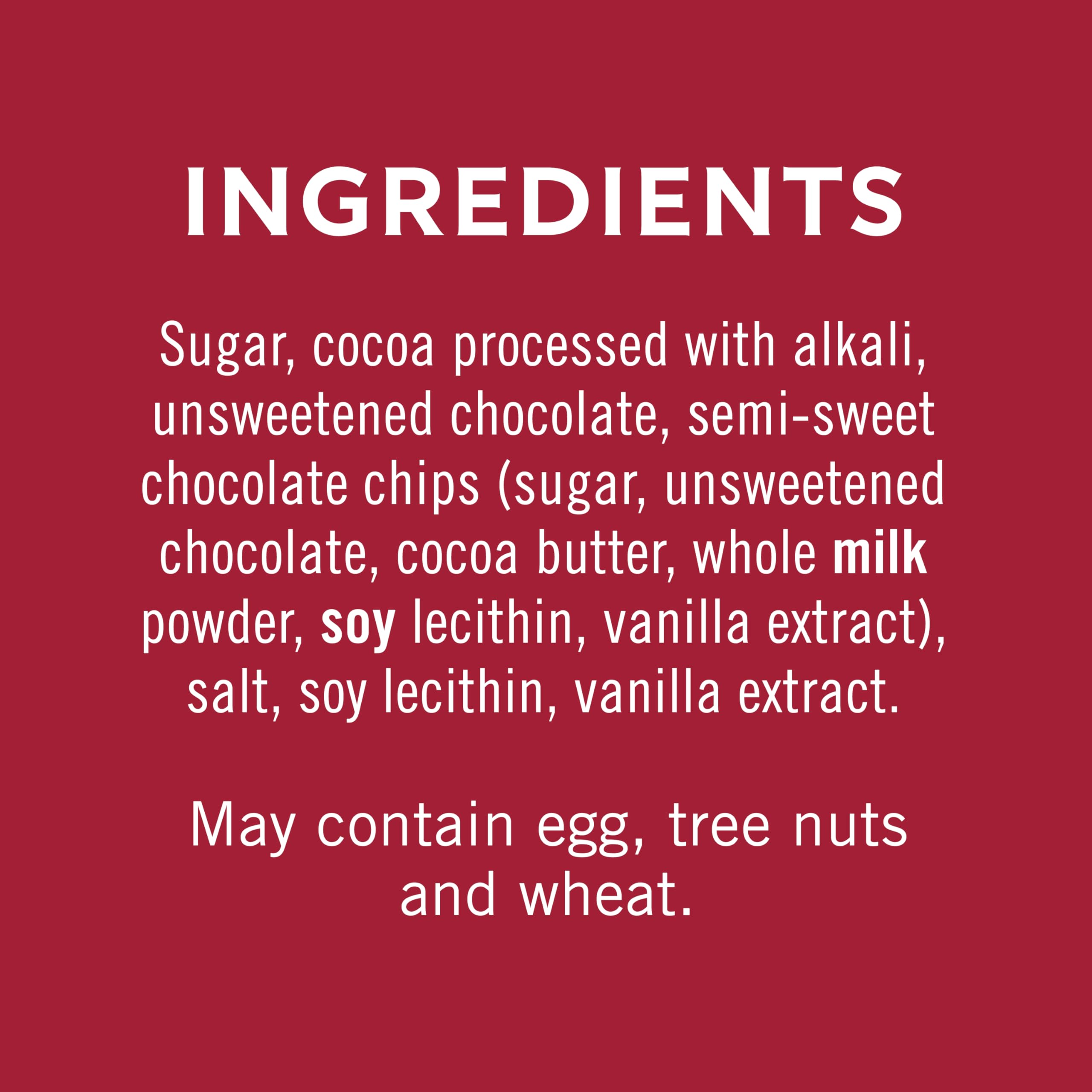 Pouring hot milk over Ghirardelli cocoa creating a smooth beverage
