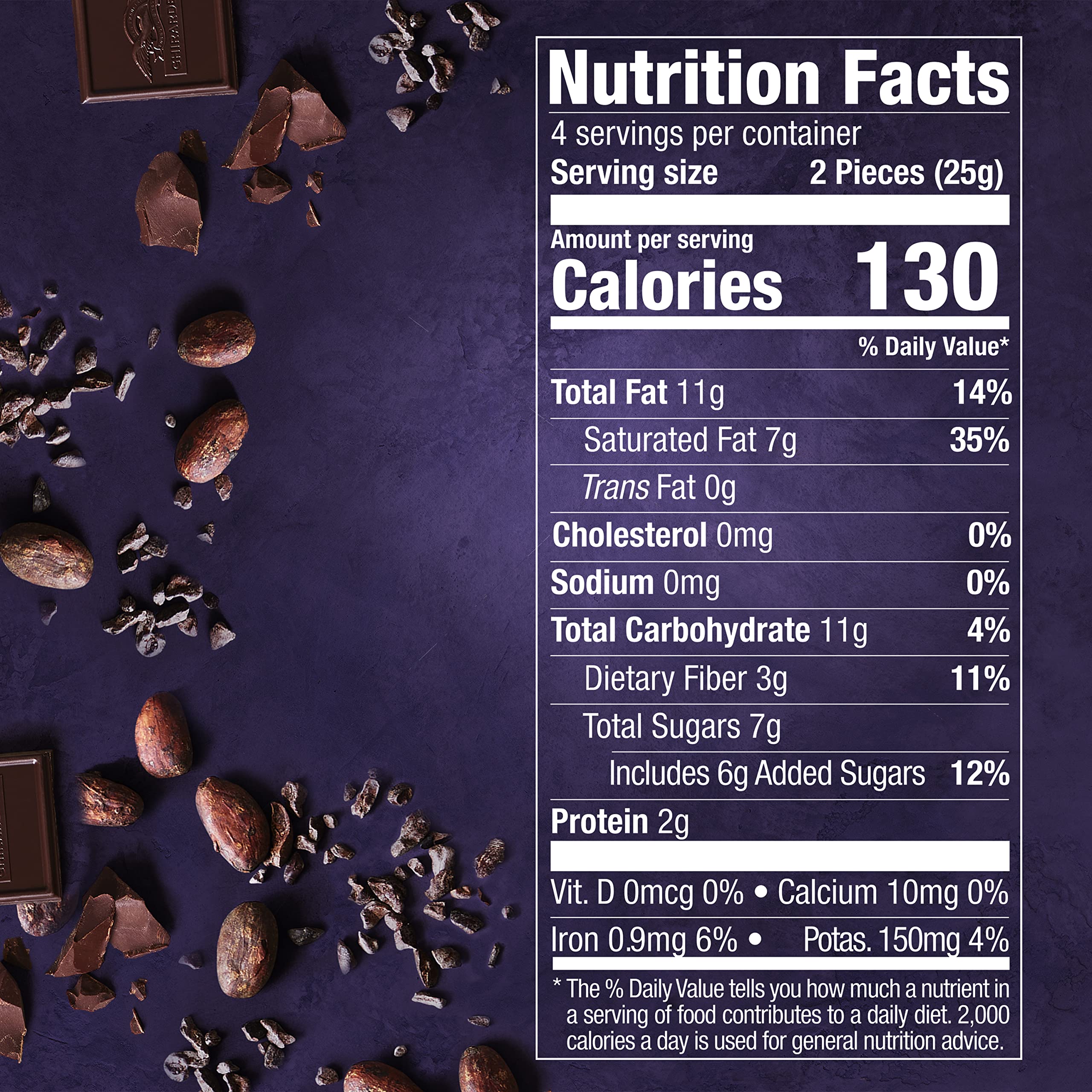 Ghirardelli intense dark 72% blackberry note bar adds berry brightness to moments