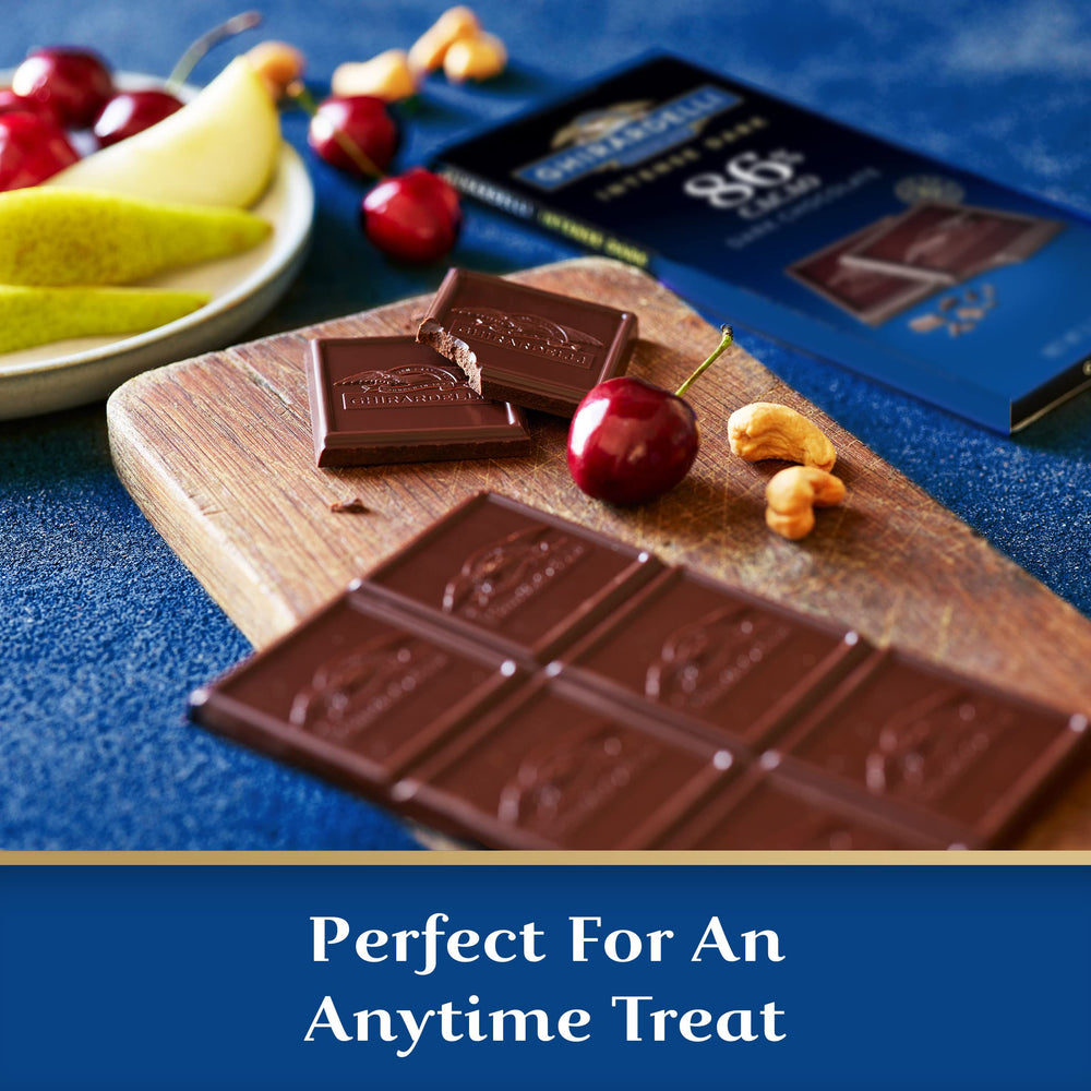 Ghirardelli unwrapped bar invites immediate tasting for a refined moment.