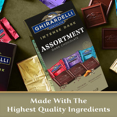 Ghirardelli Intense Dark Variety Pack front view for gifting and gatherings.
