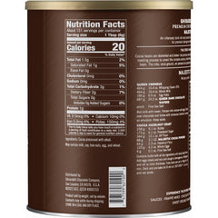 Ghirardelli Majestic Cocoa Powder weight label showing 32 oz capacity for large-batch recipes
