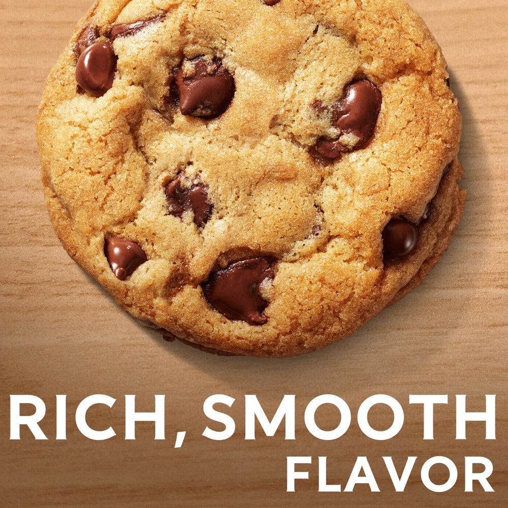 GHIRARDELLI chips melting evenly into batter for even cookies