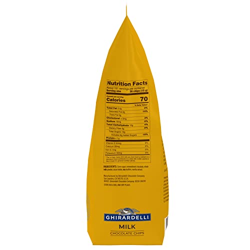 Ghirardelli packaging image with a 5 lb bag for foodservice