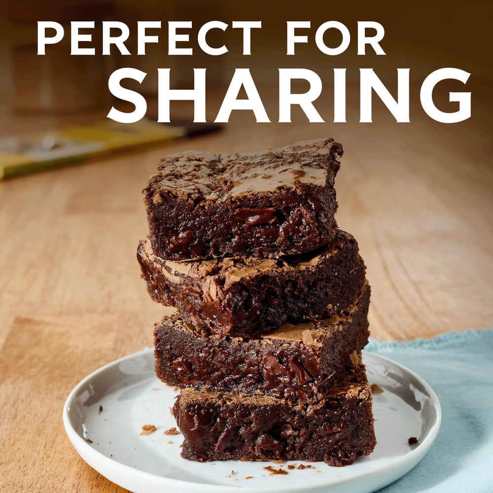 Ghirardelli premium baking cocoa provides deep, velvety chocolate notes.