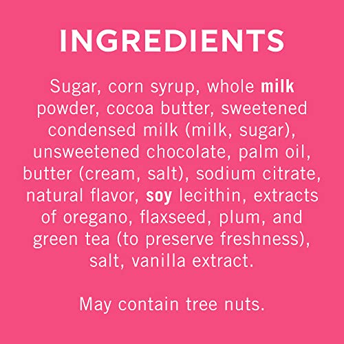 Ghirardelli premium cocoa beans noted in ingredient quality.