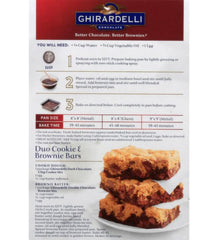 Ghirardelli mix in a bowl during mixing, emphasizing creamy dough texture.