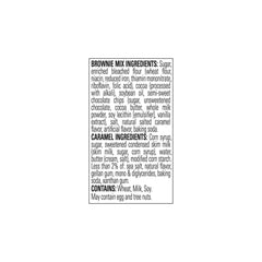 Ghirardelli Salted Caramel Premium Brownie Mix dry ingredients close-up for rich texture