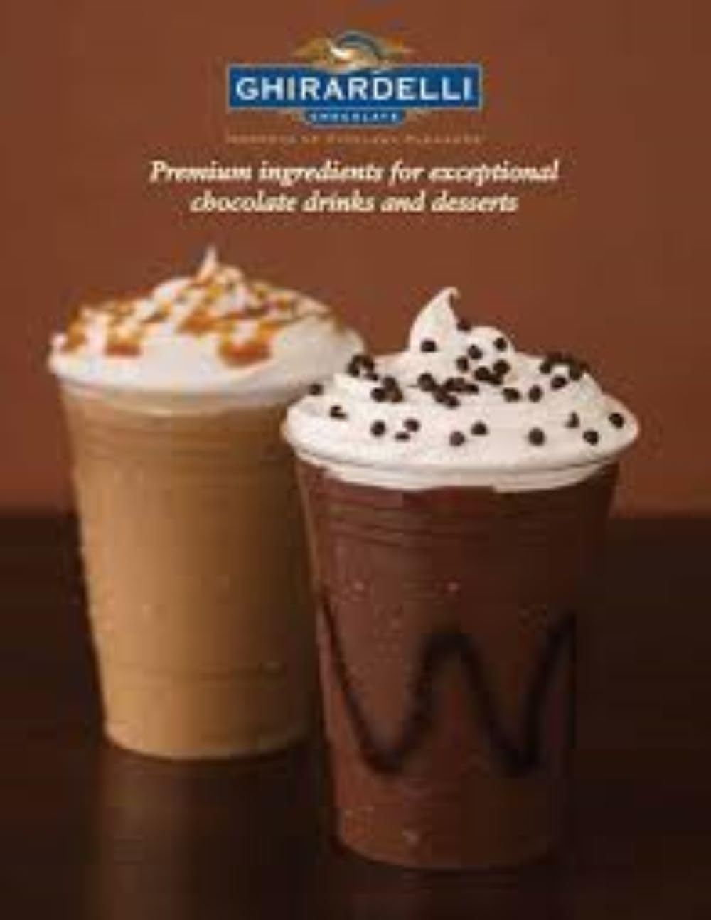 Ghirardelli pump in action pouring over ice cream for a rich swirl.