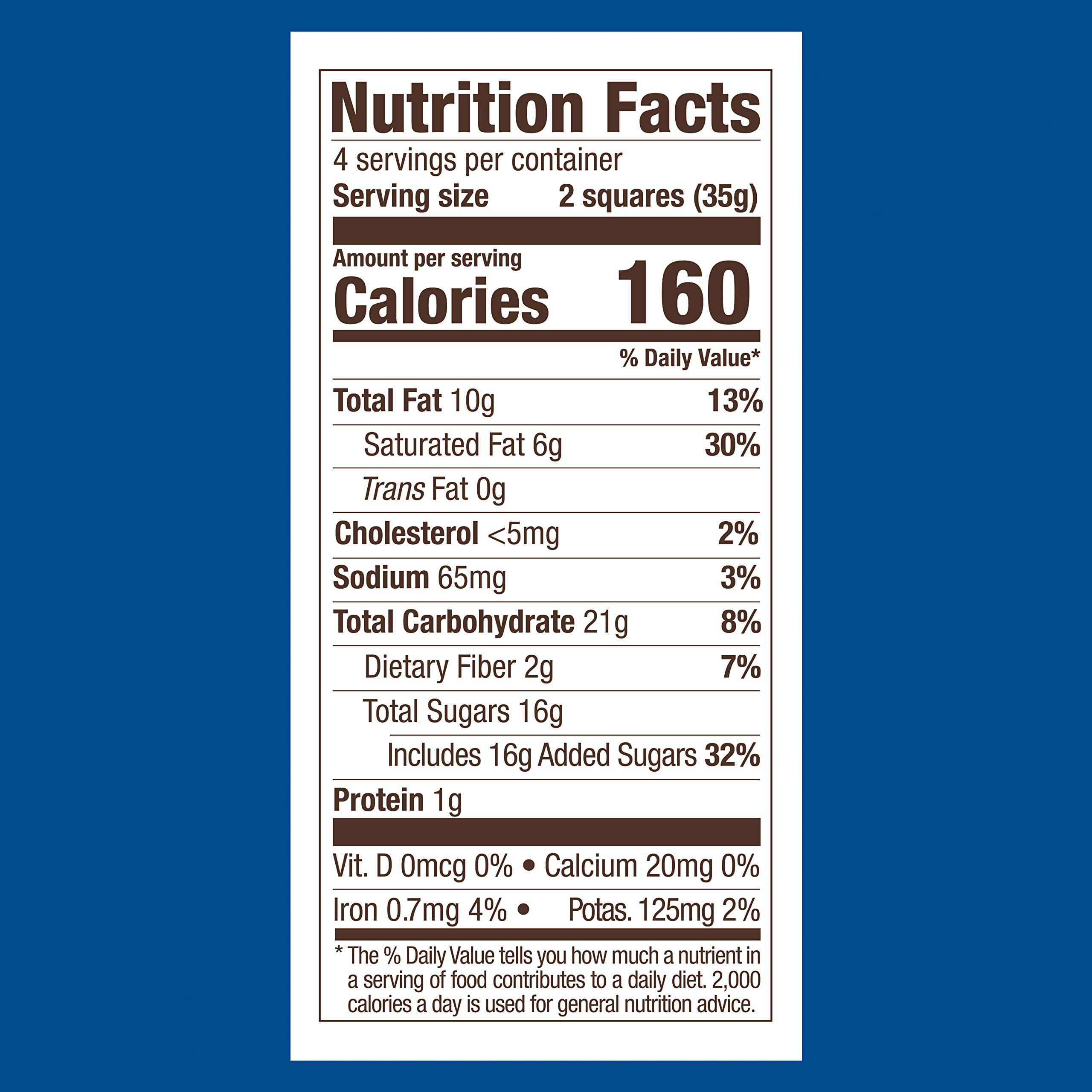 Ghirardelli Sea Salt Caramel Square Bar full view emphasizes premium chocolate