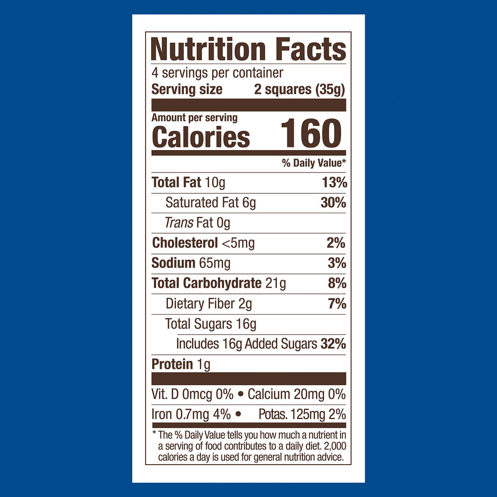 Ghirardelli Sea Salt Caramel Square Bar full view emphasizes premium chocolate