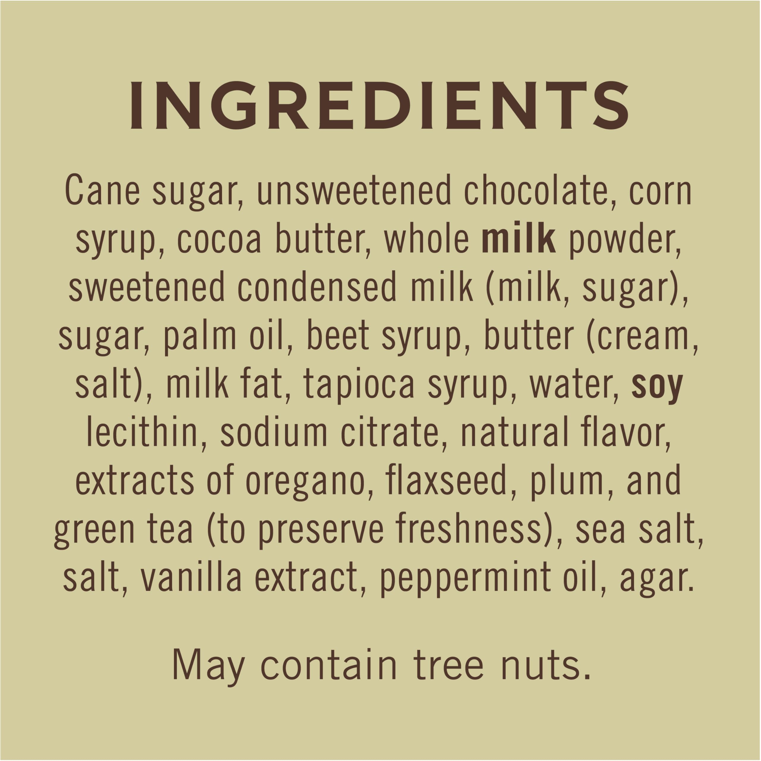 GHIRARDELLI dark mint square — refreshing mint notes and smooth finish.