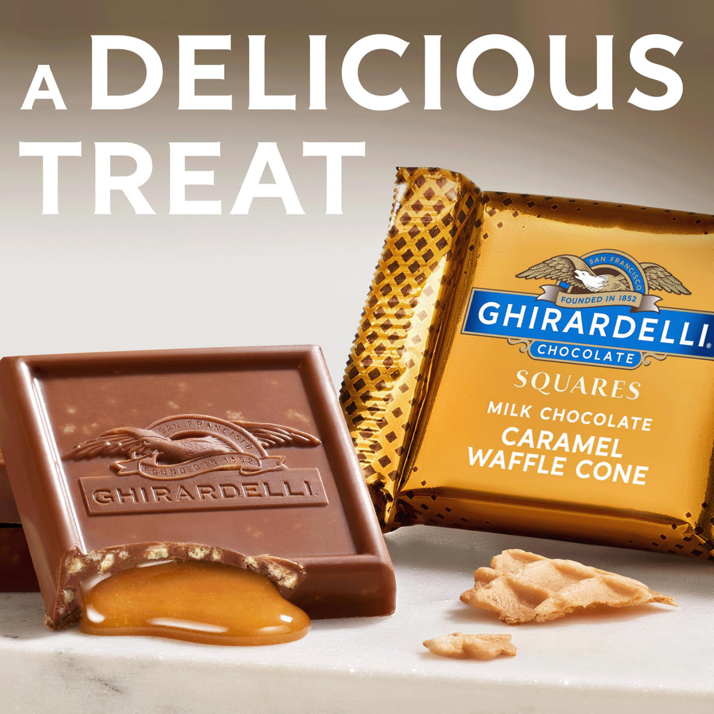 Ghirardelli 5.2 oz bag shown, ideal gift option.