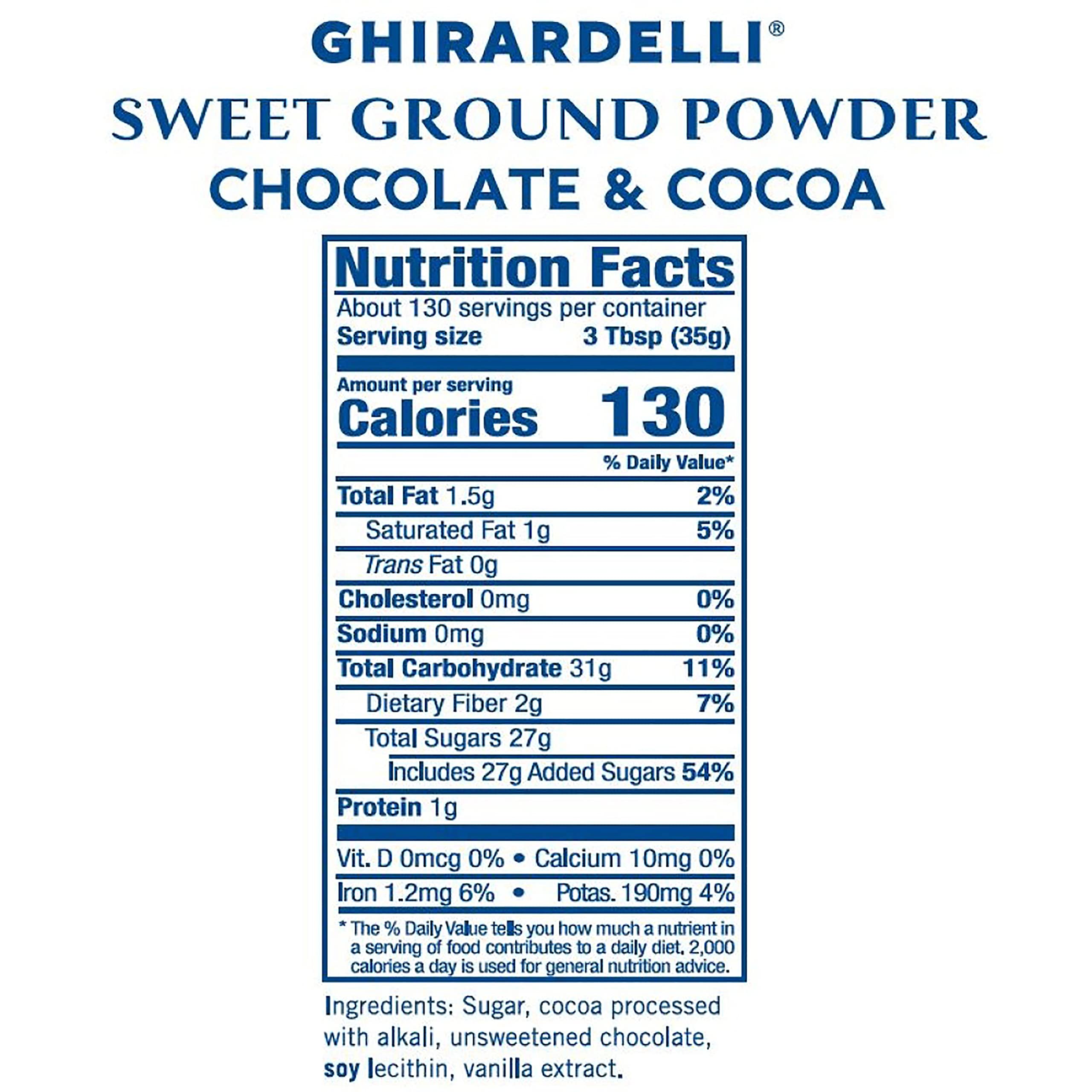 Ghirardelli Sweet Ground Chocolate Powder steaming milk for a rich hot chocolate.