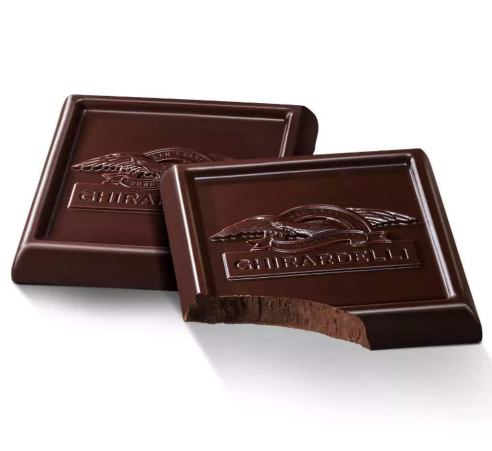 Ghirardelli Twilight Delight with coffee pairing idea for after-dinner