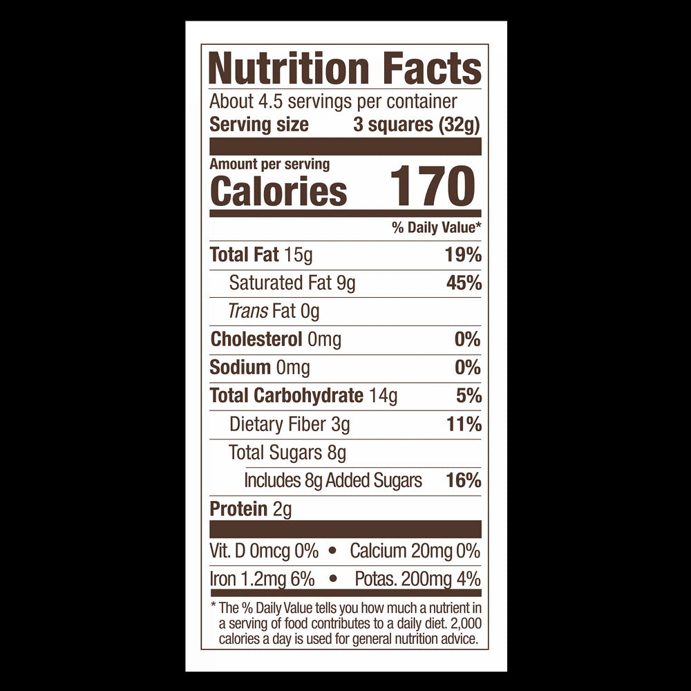 Ghirardelli Twilight Delight unwrapped bar reveals rich 72% cacao