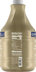 Ghirardelli Vanilla Sauce pump-dispense action adds smooth vanilla flavor to coffee.
