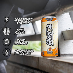 GHOST Energy Orange Cream 12-pack box for convenient on-the-go energy