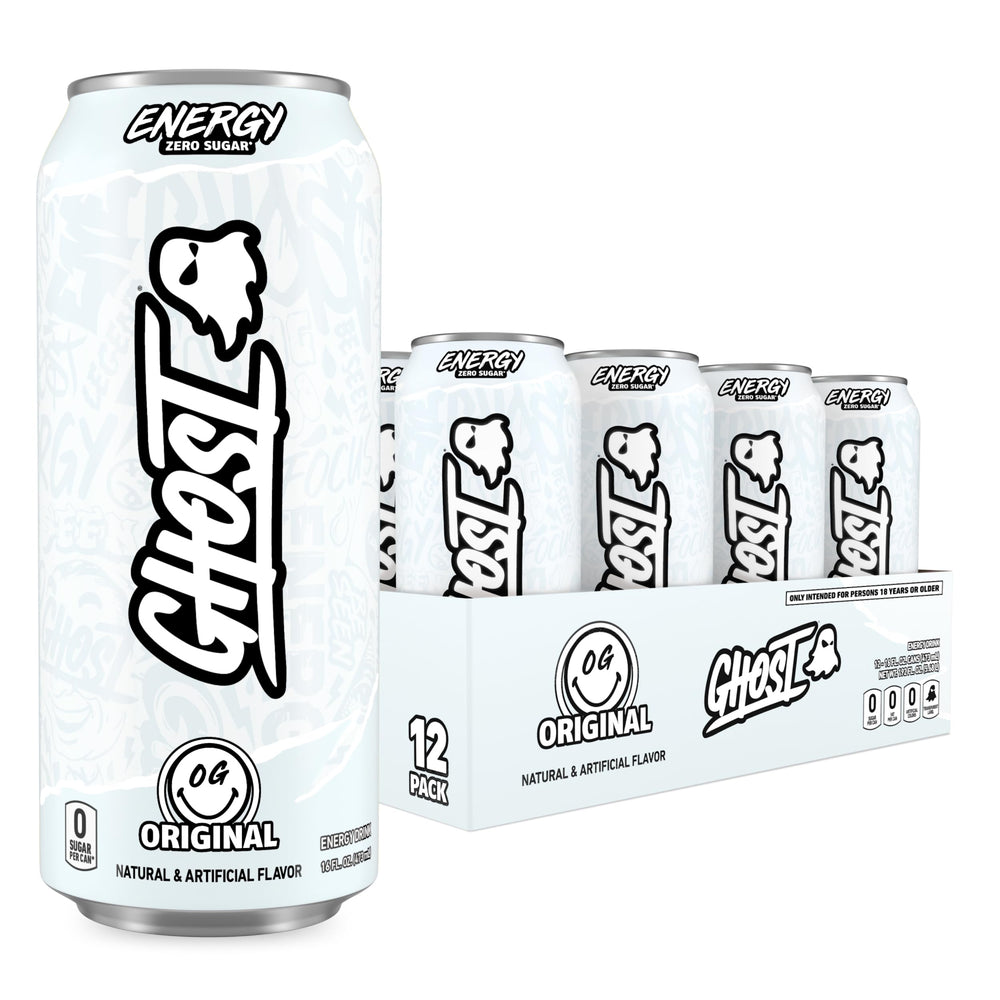 GHOST Energy Original 16oz can for clear energy and steady focus during tasks