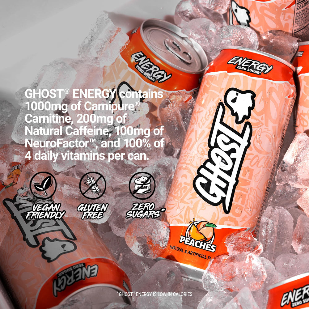 GHOST Energy 12-pack box showcases bulk value for everyday use.