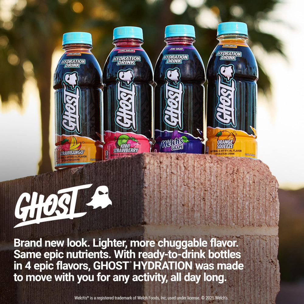 GHOST Hydration Kiwi Strawberry cap close-up captures vibrant flavor and easy opening