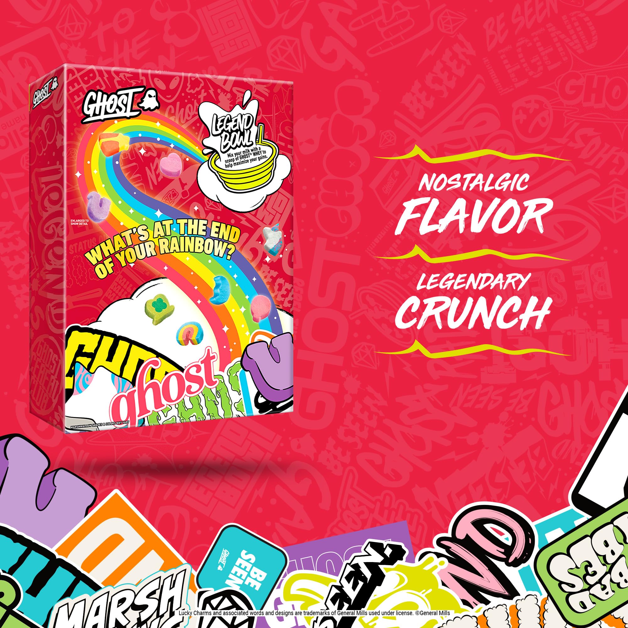 GHOST color-changing spoon included with Protein Cereal