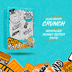 GHOST Protein Cereal crunchy puff texture close-up highlights satisfying bite.