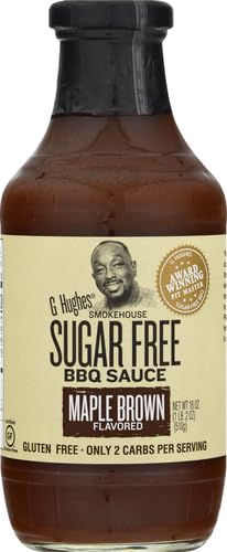 G Hughes Maple Brown glaze on chicken, maple aroma enhancing flavor