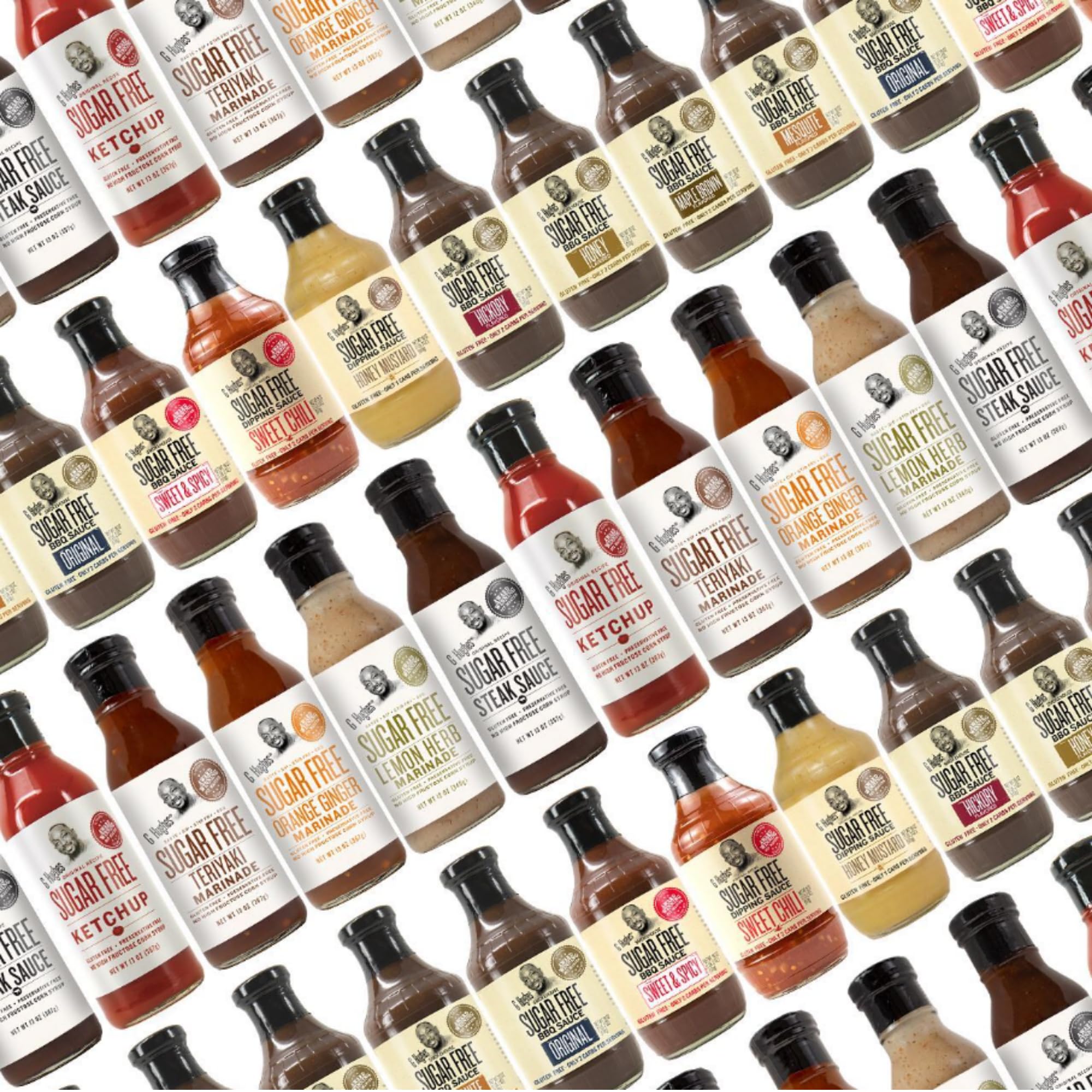 Family table setup with sauces communicates versatile flavor for everyday meals.