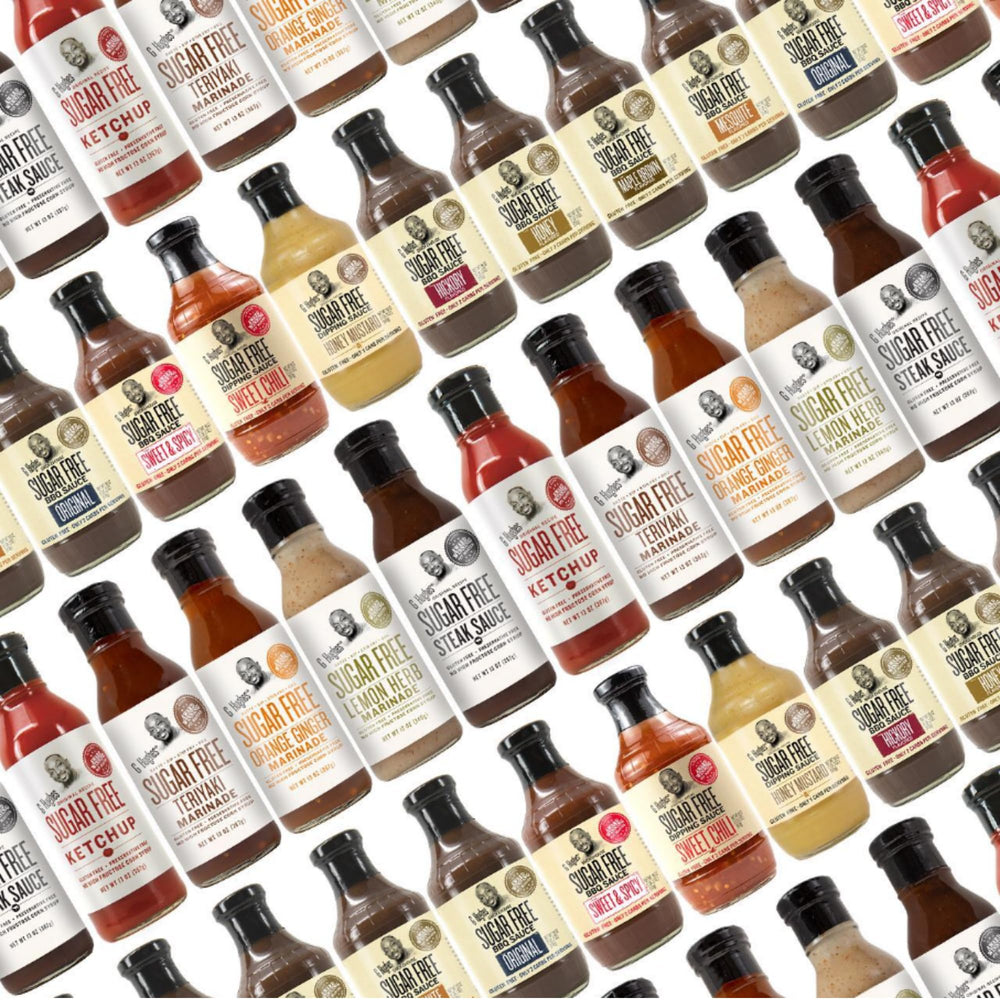 Family table setup with sauces communicates versatile flavor for everyday meals.