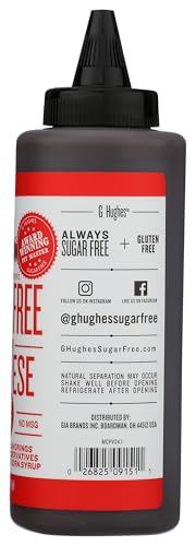 Kitchen scene highlighting gluten-free, low-cal sauce options from G Hughes.