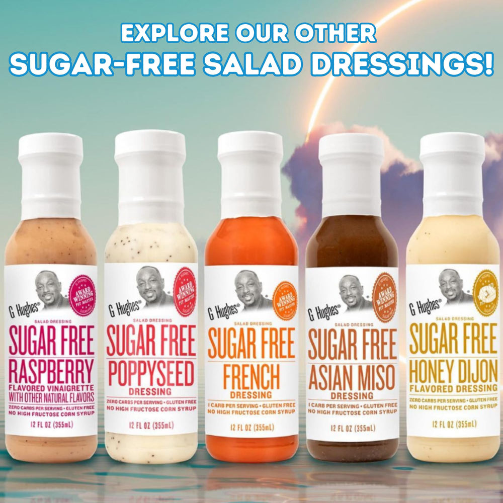 G Hughes Sugar Free dressing bundle packshot showing four flavors