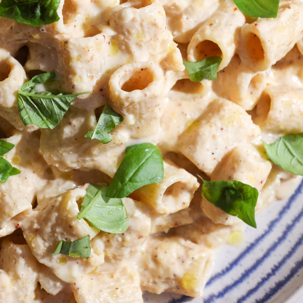 Giadzy artisanal pasta 3-pack highlighting clean ingredients.